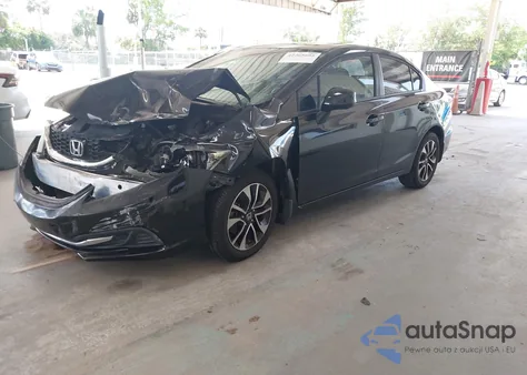 2013 Honda Civic Ex z USA, uszkodzony, nr VIN 19XFB2F81DE028237